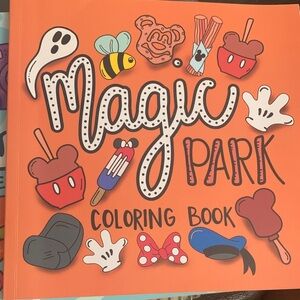 Magic Park Coloring Book - Orange